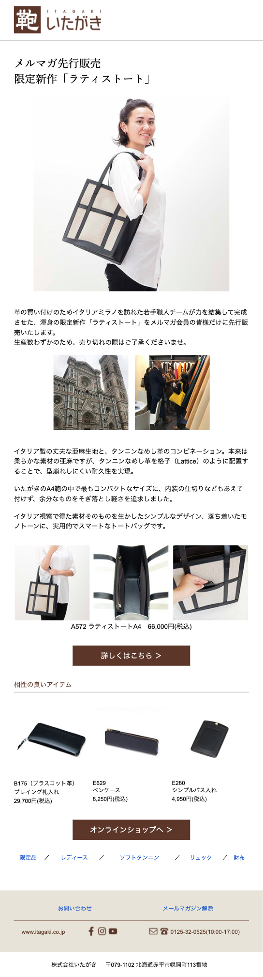 商品紹介メールマガジンサンプル サムネイル